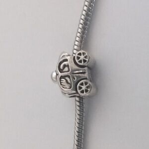 Silver Cinderella / Royal Carriage Charm‎ for Pandora Style Bracelet